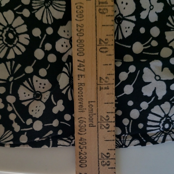 Who What Wear Blouse Women’s M Cottagecore Style Monochrome Floral - Picture 5 of 6